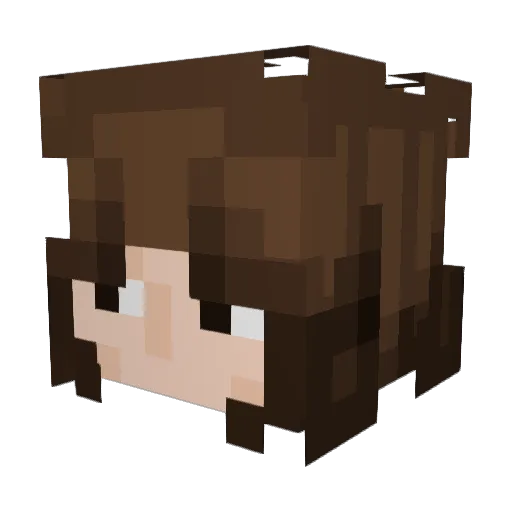mentholpills Minecraft avatar head, 3D render