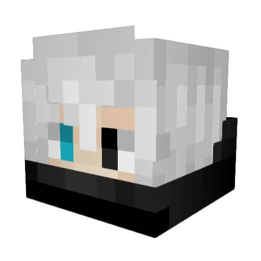 mentore06 Minecraft avatar head, 3D render