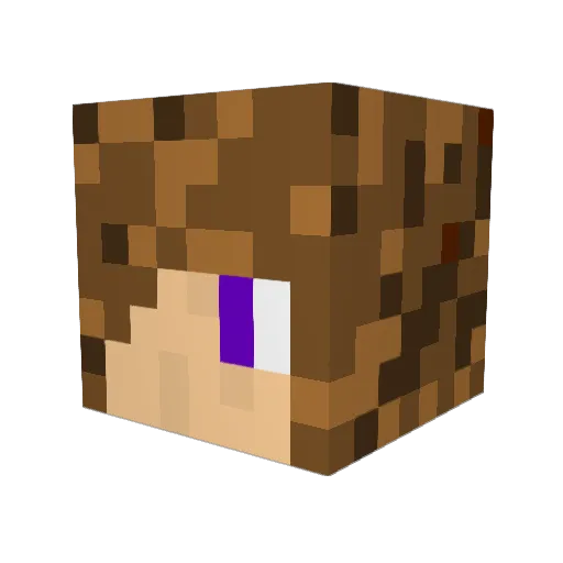 mentosu0527 Minecraft avatar head, 3D render