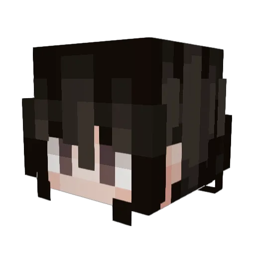 meocities Minecraft avatar head, 3D render