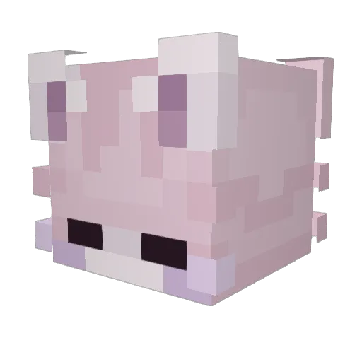 meogen7 Minecraft avatar head, 3D render