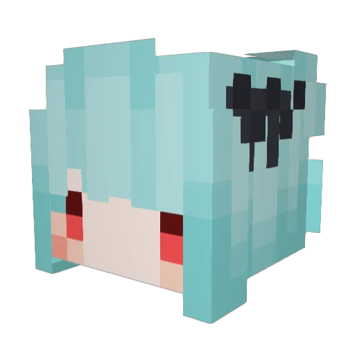 meow0167 Minecraft avatar head, 3D render