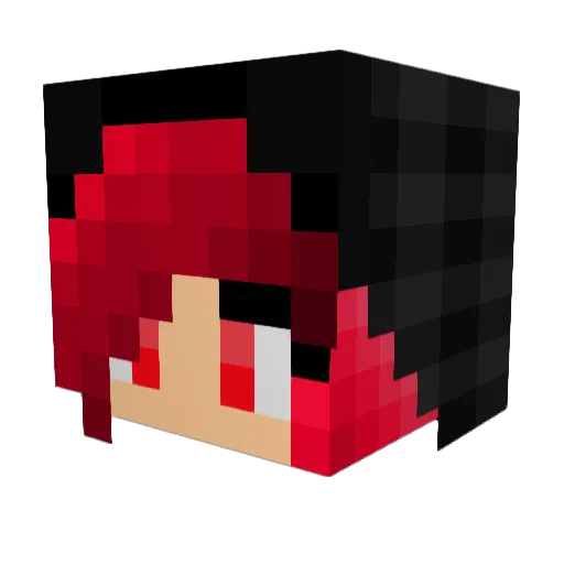 meow2668811 Minecraft avatar head, 3D render