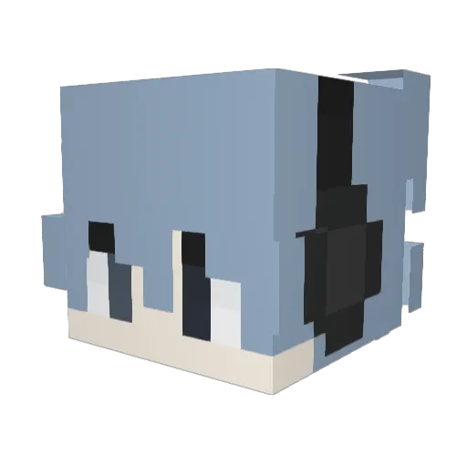 meow365 Minecraft avatar head, 3D render