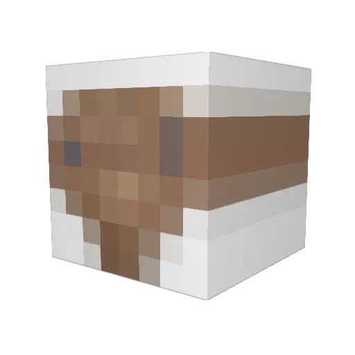 meow836 Minecraft avatar head, 3D render