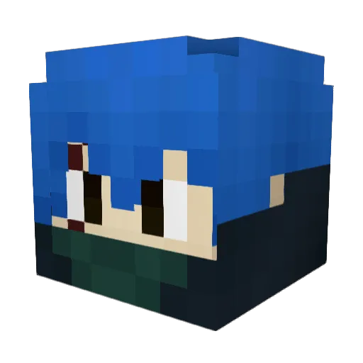 meow9951 Minecraft avatar head, 3D render
