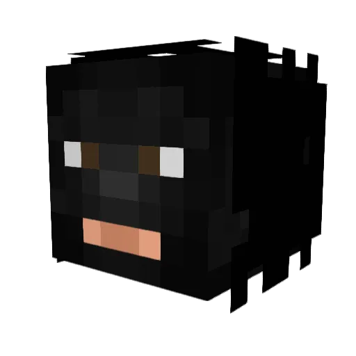 meow_JJFHT_03 Minecraft avatar head, 3D render