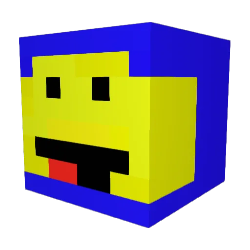 meowandruff Minecraft avatar head, 3D render