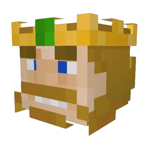 meowburrito Minecraft avatar head, 3D render