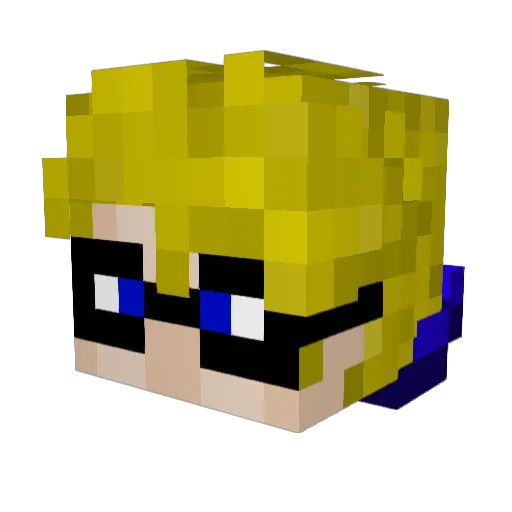 meowcat0831 Minecraft avatar head, 3D render