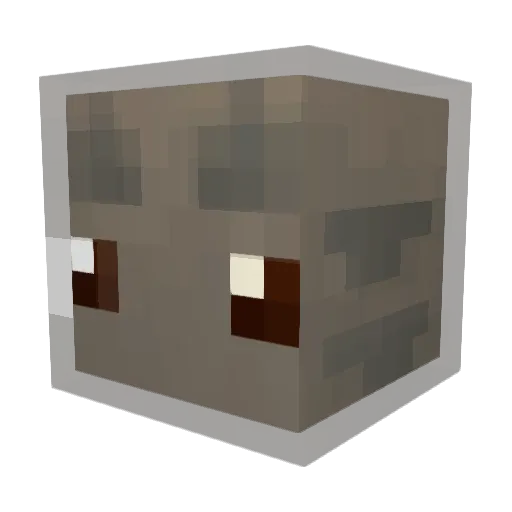 meowdrien Minecraft avatar head, 3D render