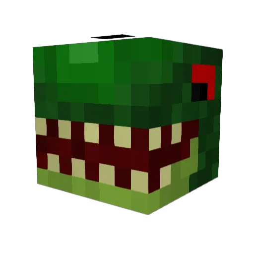 meowegg387 Minecraft avatar head, 3D render