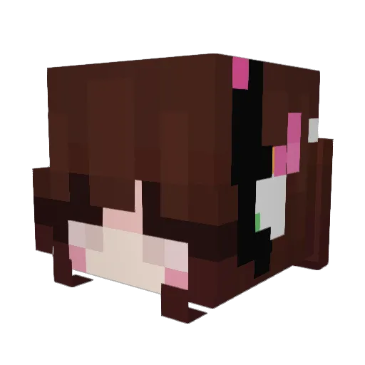 meowgg Minecraft avatar head, 3D render