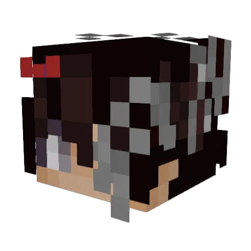 meowiemeowmeow Minecraft avatar head, 3D render