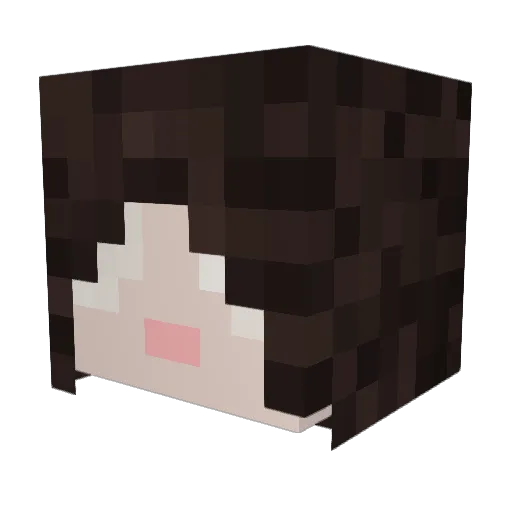 meowingtrees Minecraft avatar head, 3D render