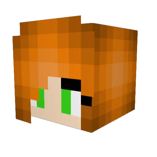 meowitschloe Minecraft avatar head, 3D render