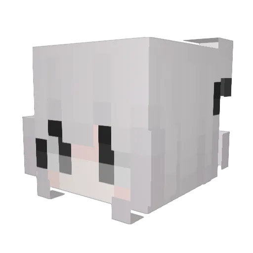 meowkitty124 Minecraft avatar head, 3D render
