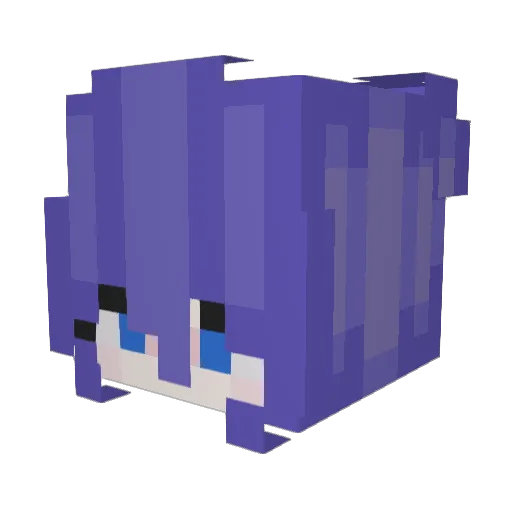 meowleon Minecraft avatar head, 3D render