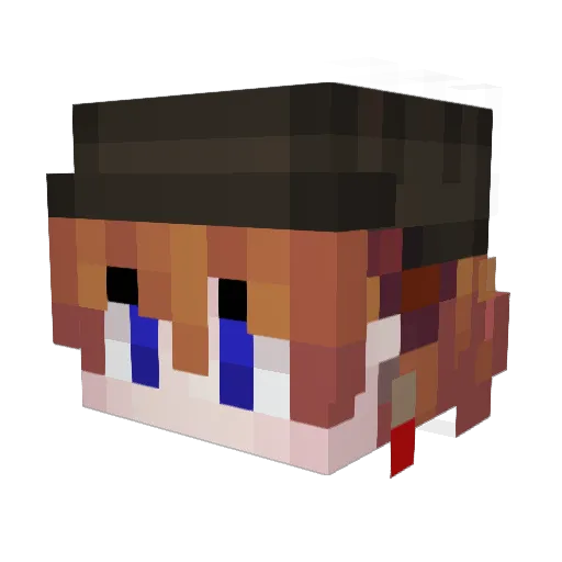 meowmaoo Minecraft avatar head, 3D render