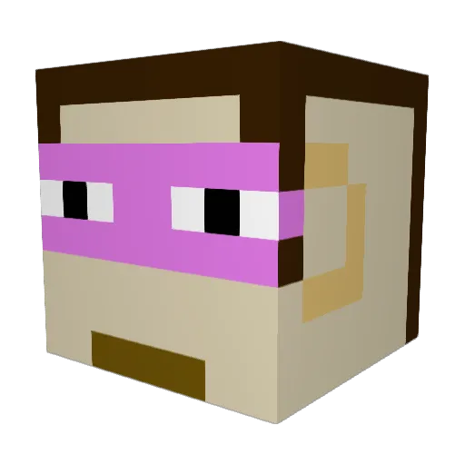 meowme0wmeow Minecraft avatar head, 3D render