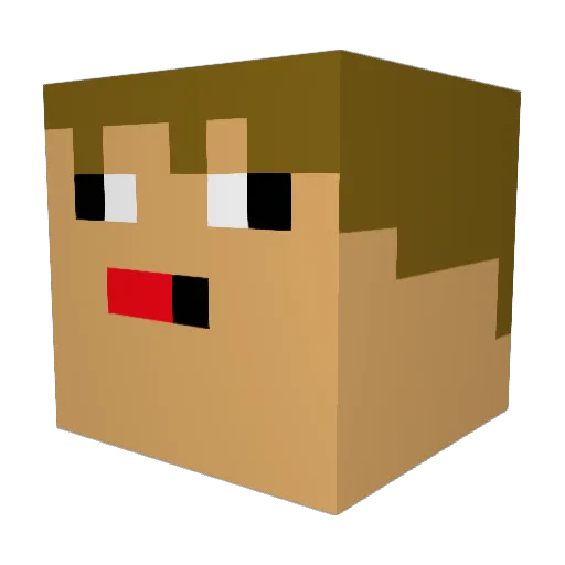 meowmeow102 Minecraft avatar head, 3D render