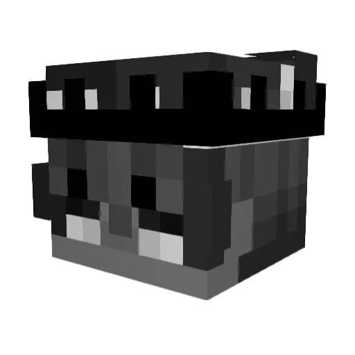 meowpearlemerald Minecraft avatar head, 3D render