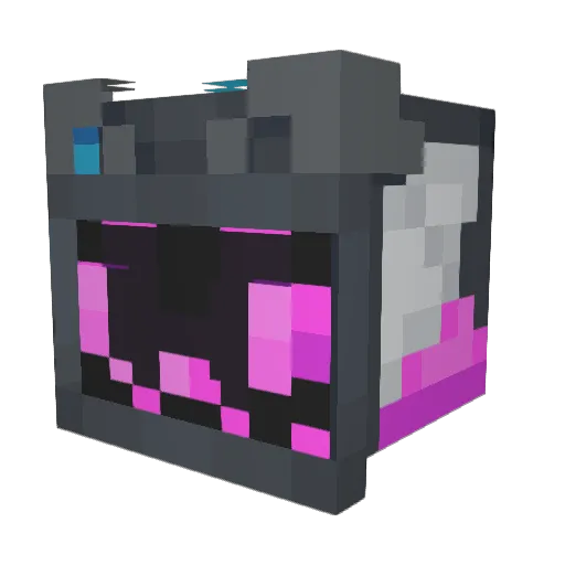 meowskulls_ Minecraft avatar head, 3D render