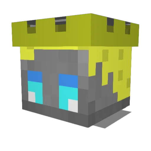 meowy44 Minecraft avatar head, 3D render