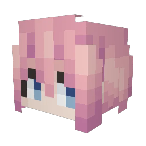 meowynissi Minecraft avatar head, 3D render
