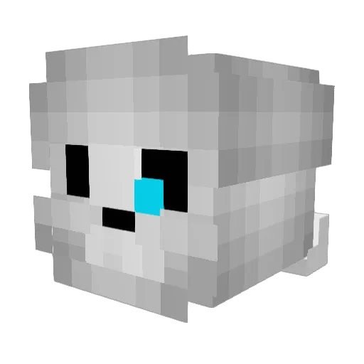 mephilesthedark1 Minecraft avatar head, 3D render