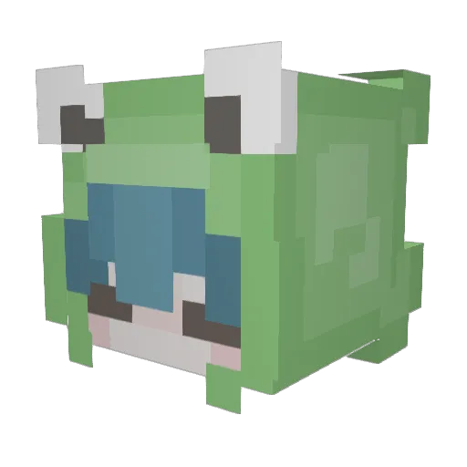 mephis__ Minecraft avatar head, 3D render