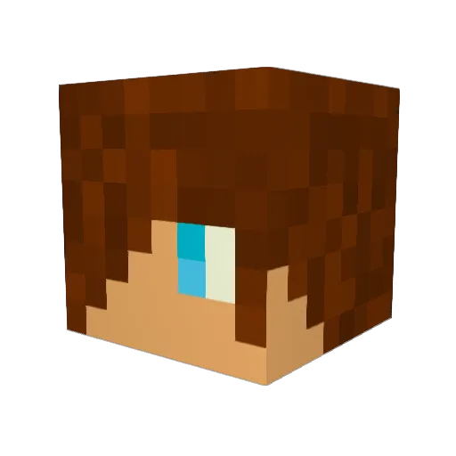 mephisto774 Minecraft avatar head, 3D render