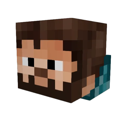 mepid404 Minecraft avatar head, 3D render