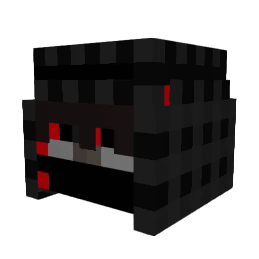 mepromc Minecraft avatar head, 3D render