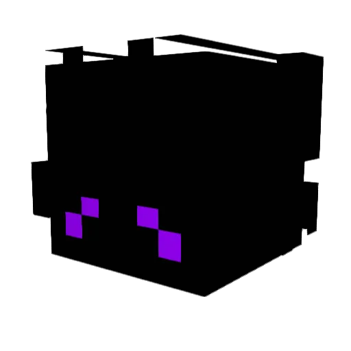 meracxn Minecraft avatar head, 3D render