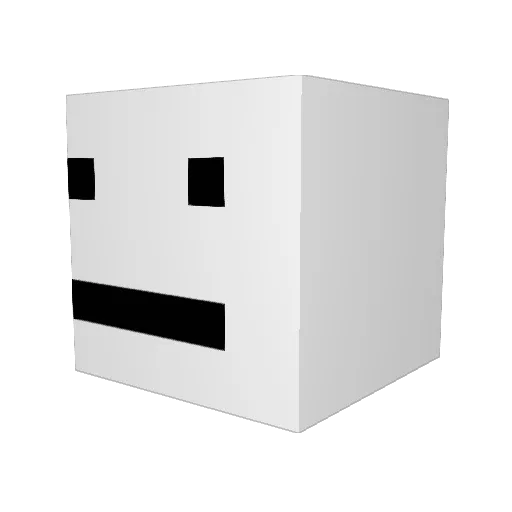 meraknazar Minecraft avatar head, 3D render