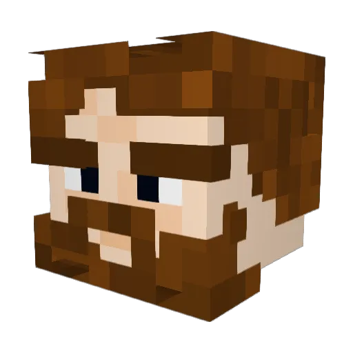 merby6479 Minecraft avatar head, 3D render