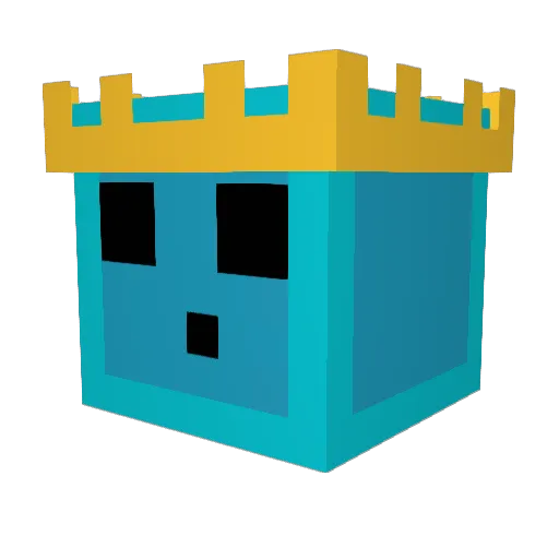 mercervikings Minecraft avatar head, 3D render