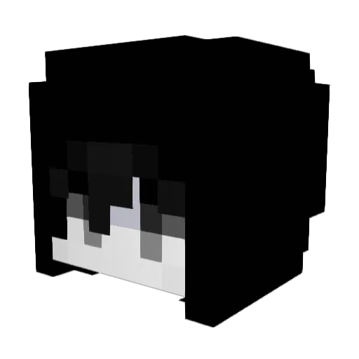 merchnow Minecraft avatar head, 3D render