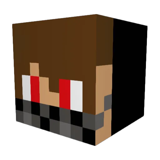 mergpijp33 Minecraft avatar head, 3D render