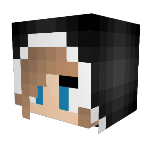 merhorsey6 Minecraft avatar head, 3D render