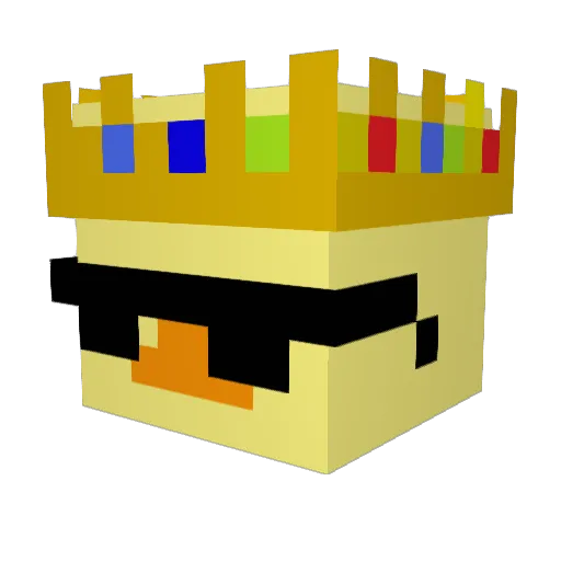 merito5522 Minecraft avatar head, 3D render