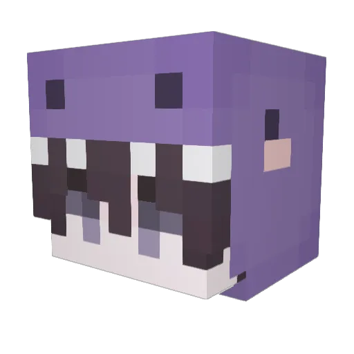 merkishh Minecraft avatar head, 3D render