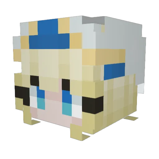 merksith Minecraft avatar head, 3D render