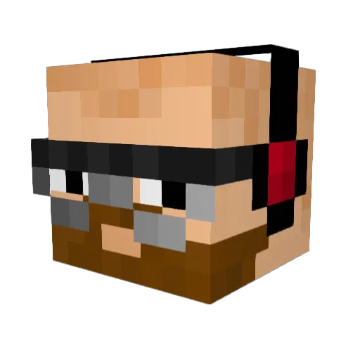 merlock1023cz Minecraft avatar head, 3D render