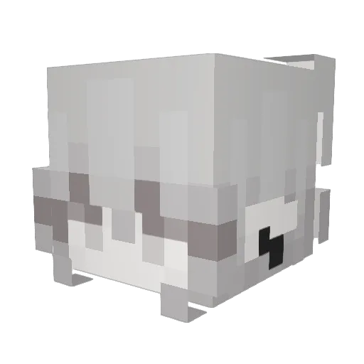 merlot1309 Minecraft avatar head, 3D render