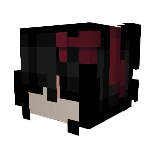 mernouv Minecraft avatar head, 3D render