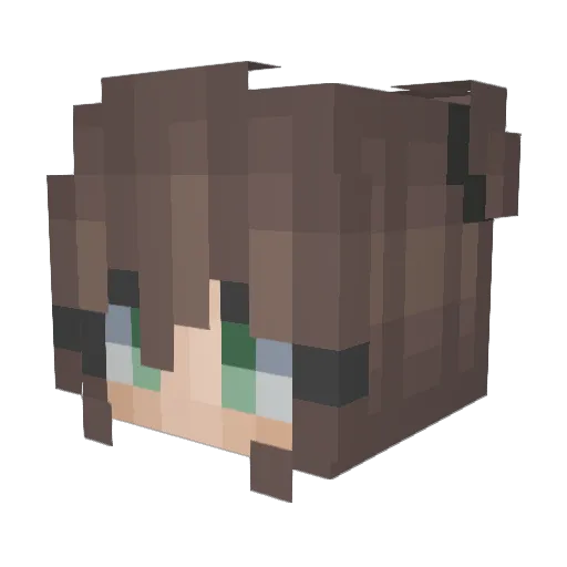 merridewroad Minecraft avatar head, 3D render