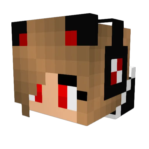 merryl123 Minecraft avatar head, 3D render