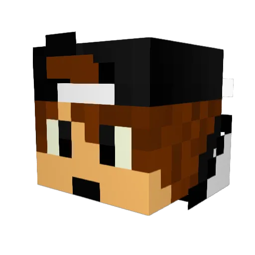 mersi29 Minecraft avatar head, 3D render